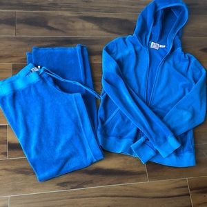 Juicy couture terry cloth track suit